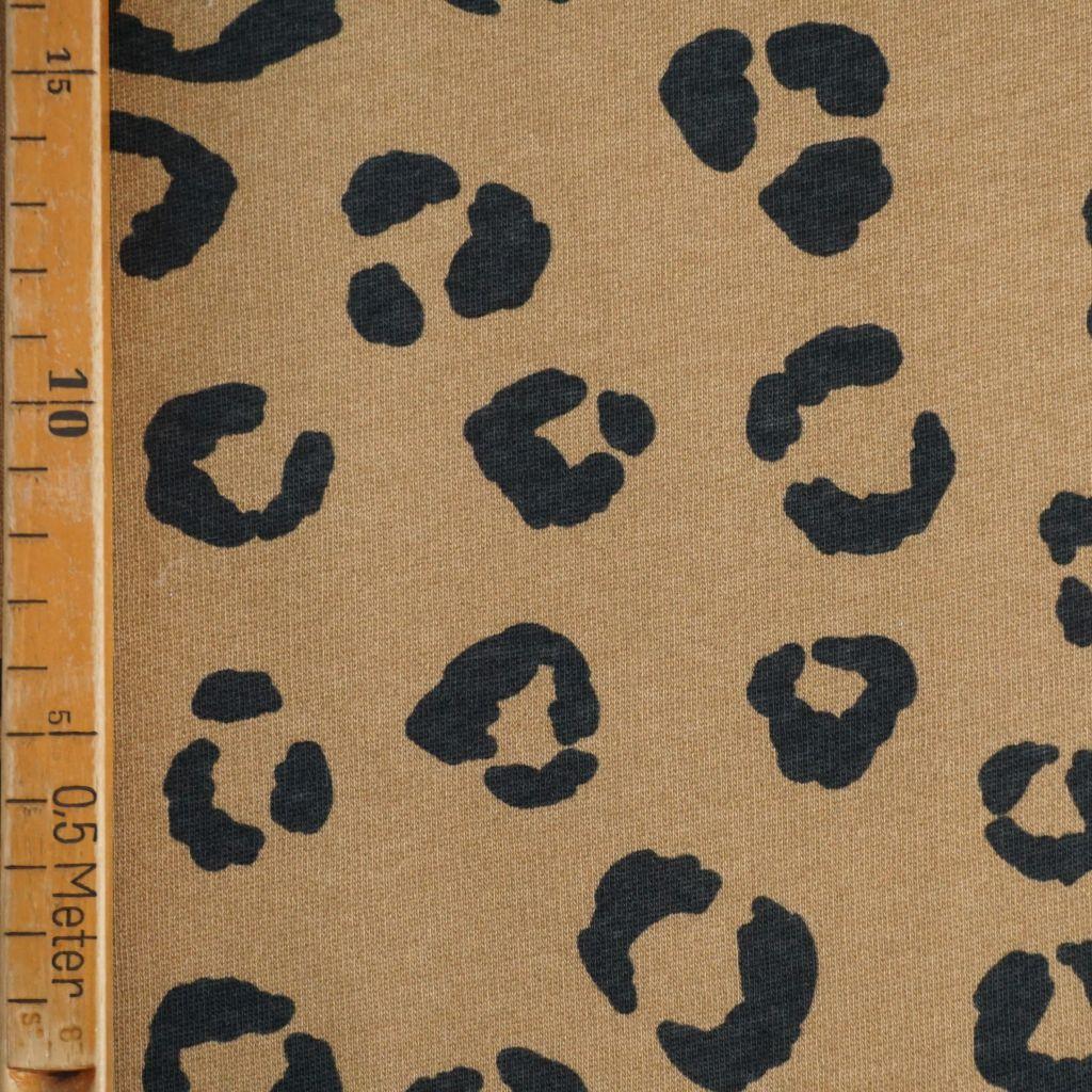 Sweat Stoff Leo messingbraun